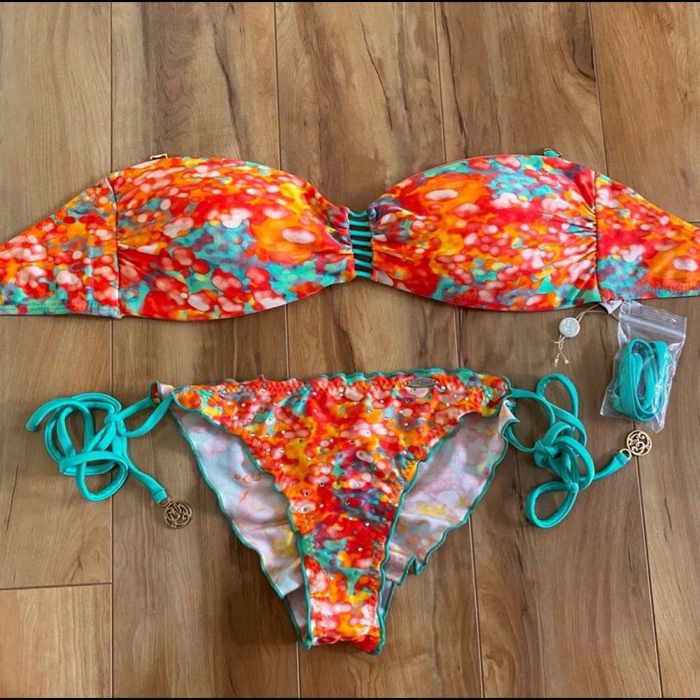 Luli Fama Fiesta de Flores Bikini Set
